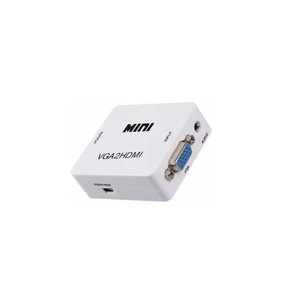 ADAPTADOR VGA A HDMI 1080P CON AUDIO