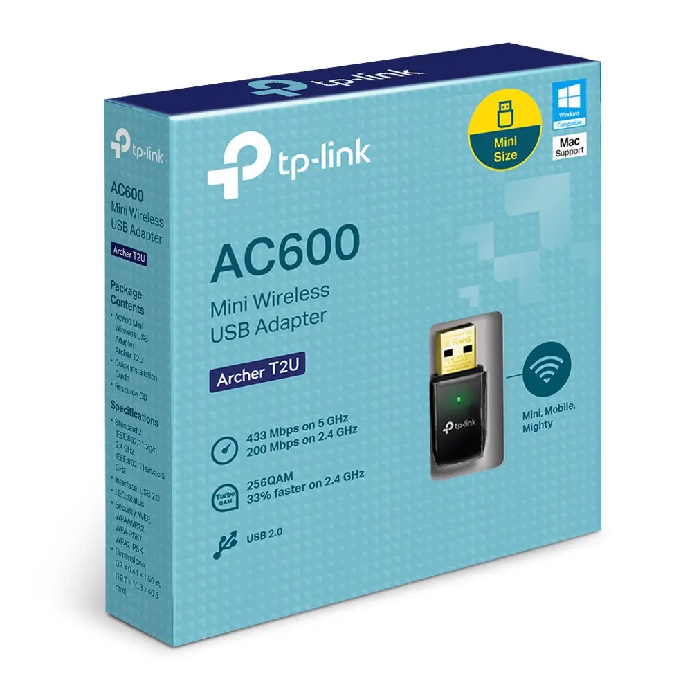 ANTENA USB WiFi 5 TP-LINK ARCHER T2U AC600