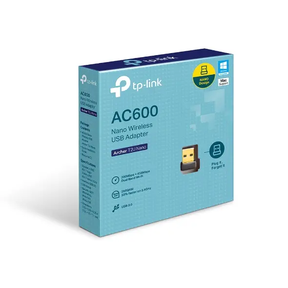 ANTENA USB WiFi 5 TP-LINK ARCHER T2U NANO AC600