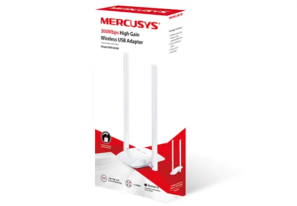 ANTENA USB Wifi 4 MERCUCYS MW300UH 300Mbps HIGH GAIN