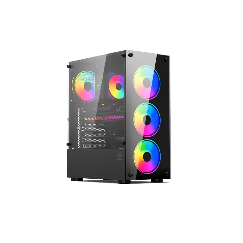 CASE SNOWMAN ATX RGB VIDRIO TEMPLADO  S/FAN -