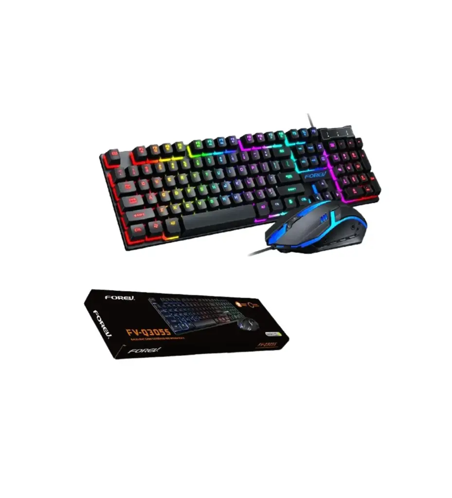 COMBO MOUSE Y TECLADO RGB CALAX CA-Q305S