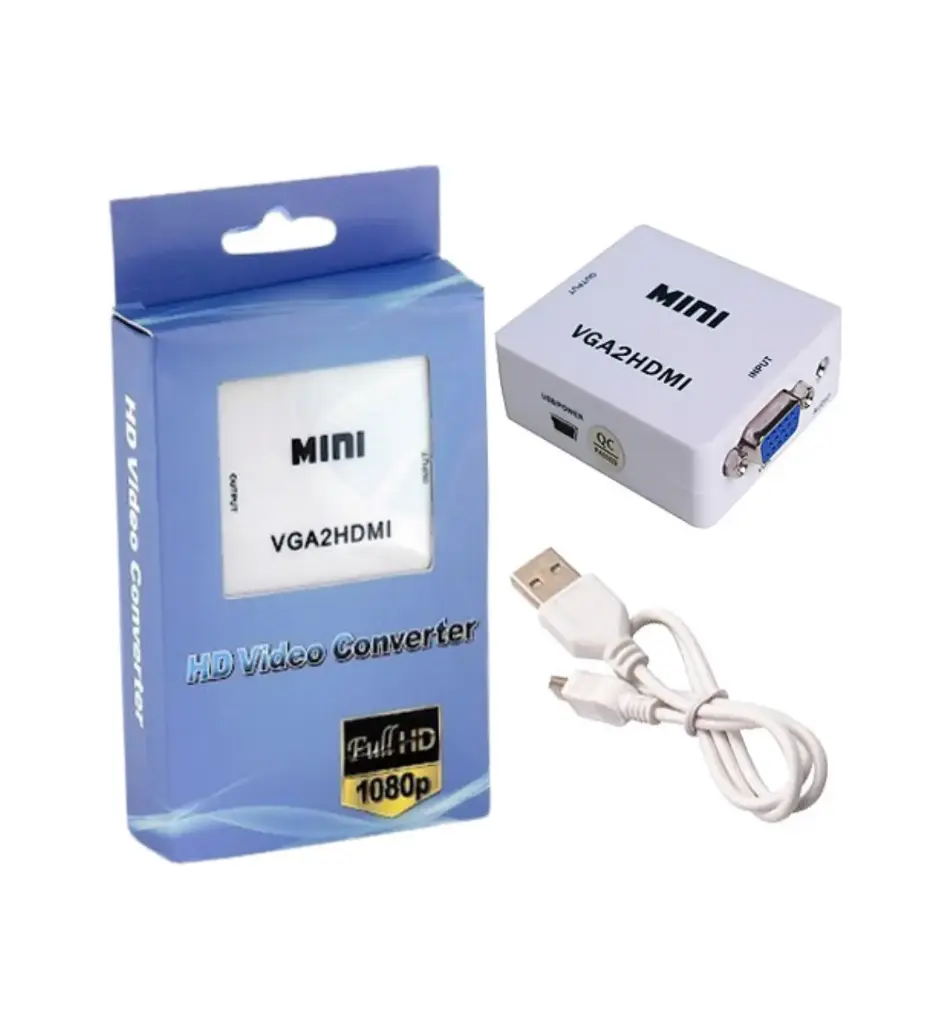 CONVERTIDOR VGA A HDMI CAJITA