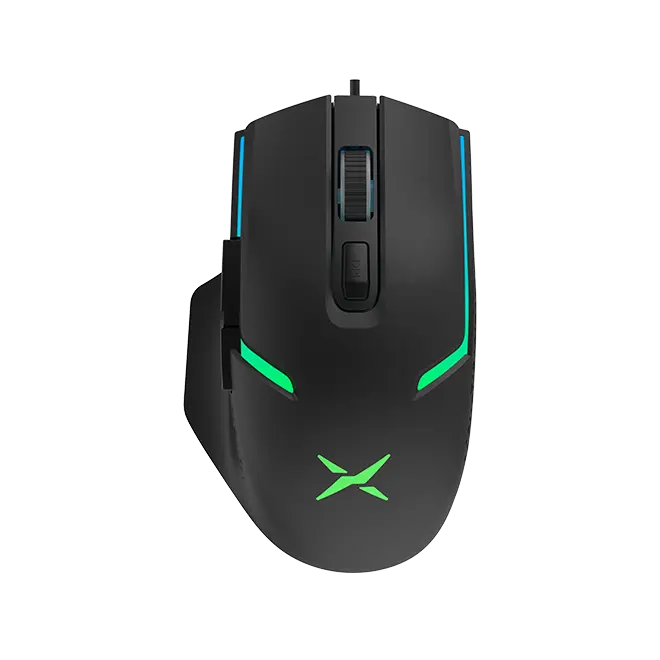 DELUX MOUSE GAMING M588BU NEGRO