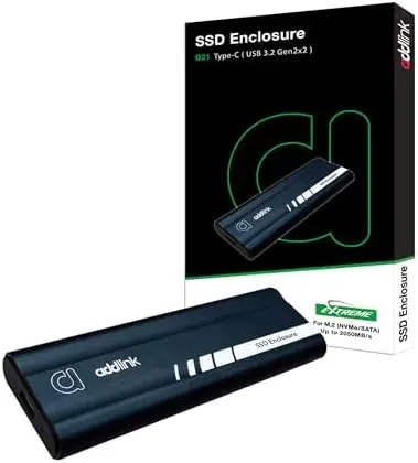 ENCLOUSER ADDLINK B21 M.2 USB TIPO C 3.2 GEN 2X2  EXTERNO