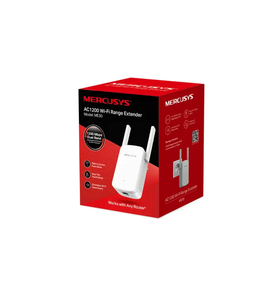 EXTENSOR WiFi MERCUCYS ME30 AC1200 WiFi 5