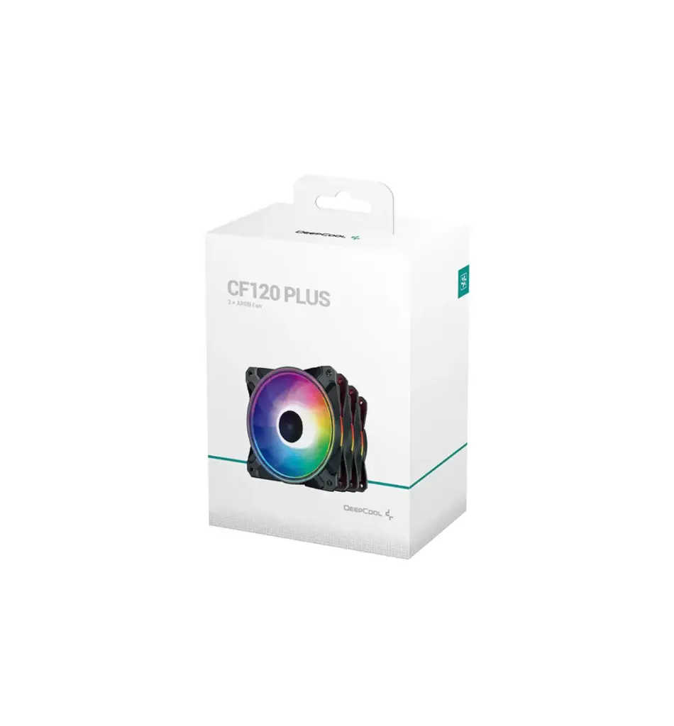 FAN COOLER RGB DEEPCOOL CF120 PLUS 3X1 12CM C/C