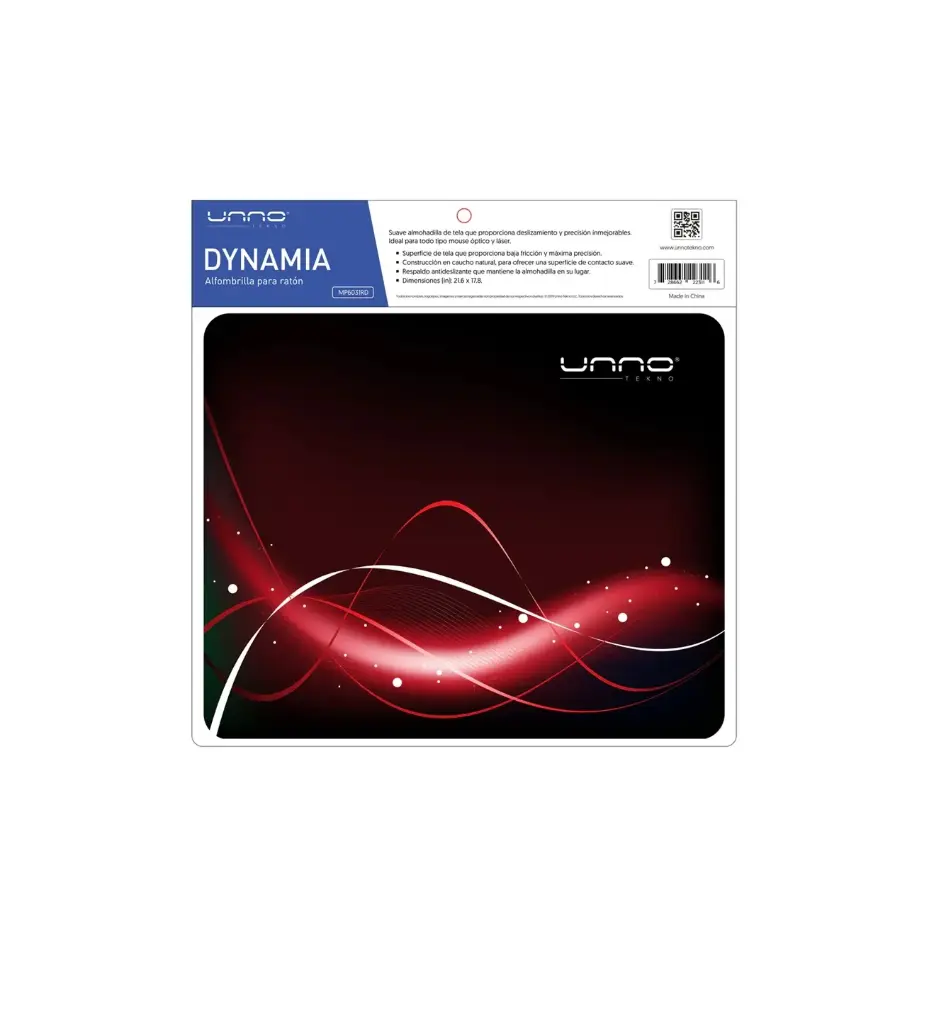 MOUSE PAD UNNO DYNAMIA ROJO