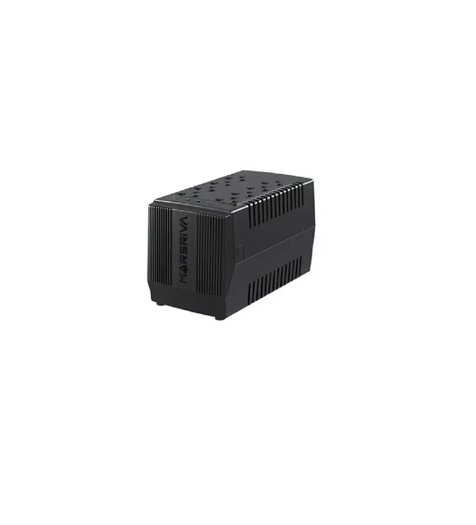 REGULADOR DE VOLTAJE MARSRIVA MR-AVR600 8 TOMAS 600VA/300W