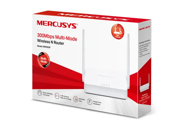 ROUTER MERCUSYS MW302R 4 en 1 WiFi 4