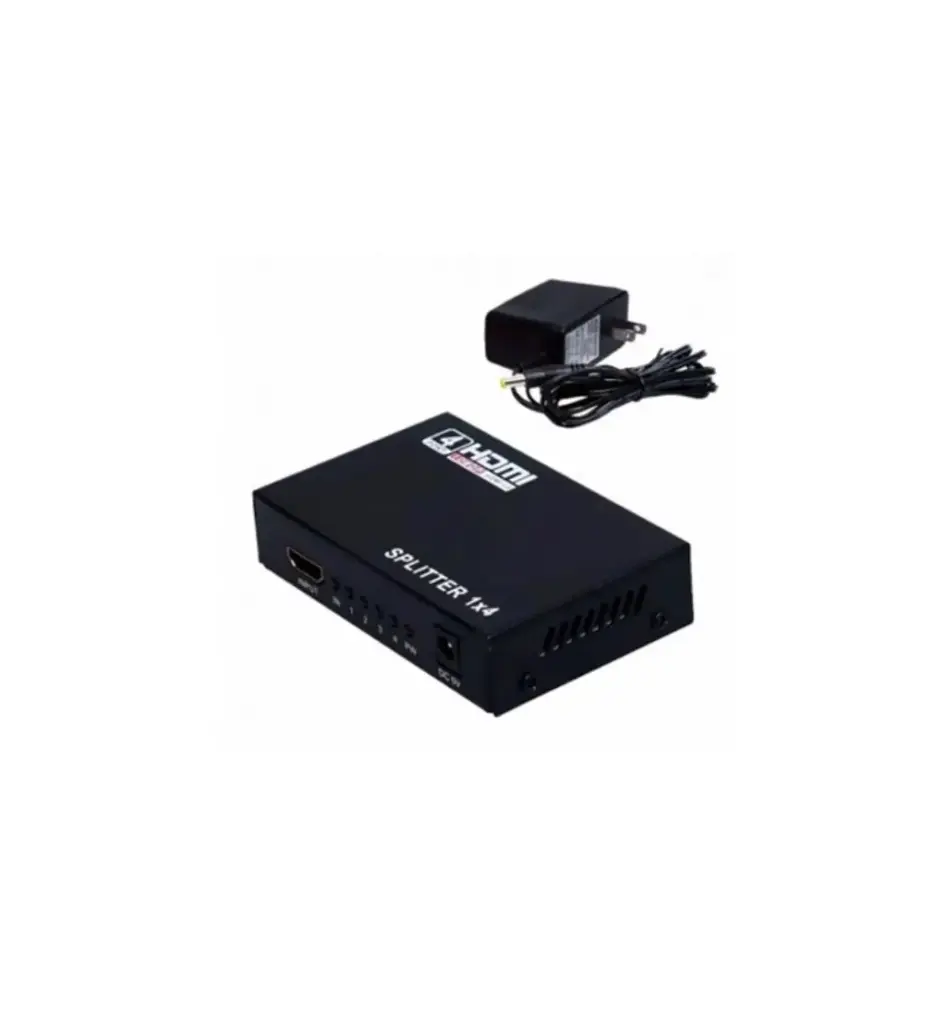 SPLITTER HDMI 4 PUERTO 4K/2K/3D C/FUENTE