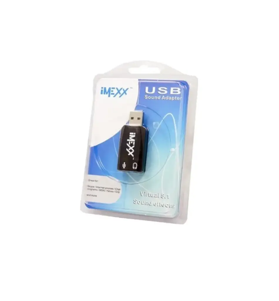 TARJETA DE AUDIO 3D IMEXX  5.1 - USB