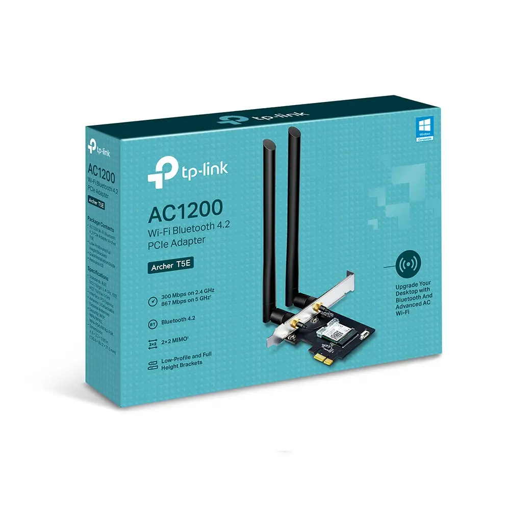 TARJETA DE RED WIFI BLUETOOTH TP-LINK ARCHER T5E PCI-E AC1200