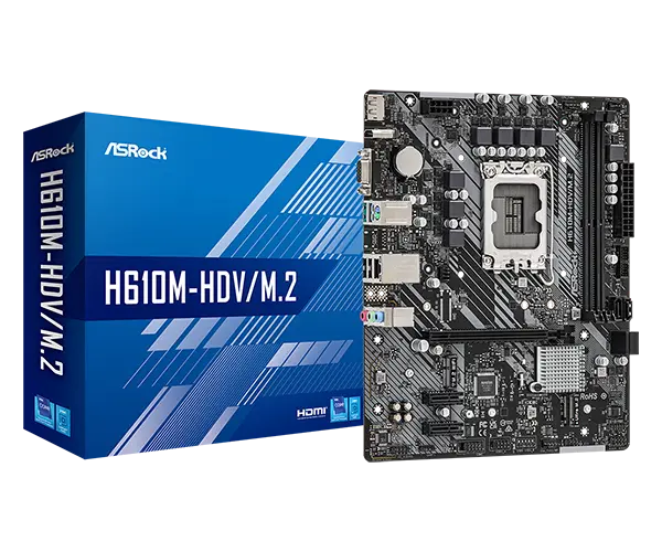 TARJETA MADRE ASROCK H610M-HDV M.2 LGA1700