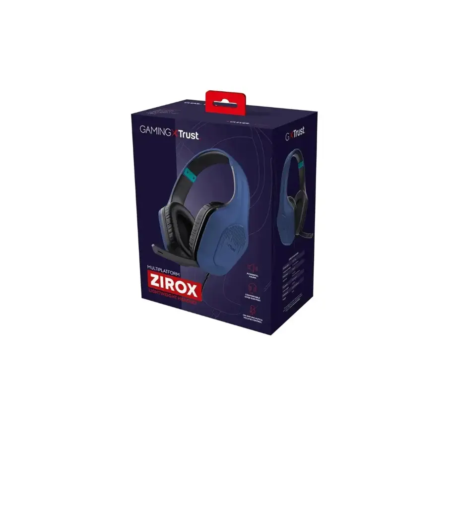 AUDIFONO TRUST GXT 415 ZIROX PARA PC BLUE