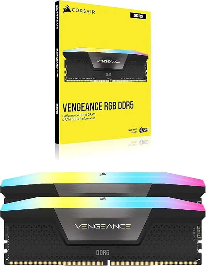 Memoria RAM Gaming CORSAIR VENGEANCE 32GB (2X16GB) 6400Mhz - CMH32GX5M2B6400C36