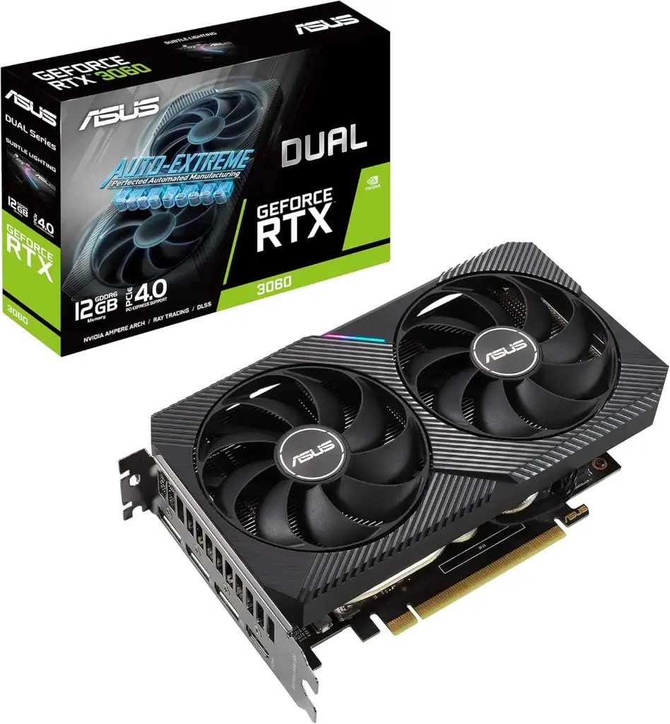 Tarjeta de Video ASUS RTX 3060 12GB OC Edition GDDR6 