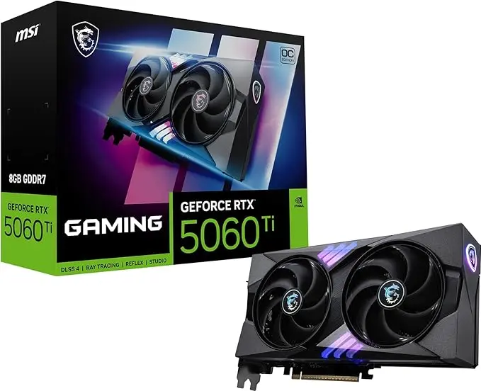 Tarjeta de Video MSI RTX 5060 Ti OC 8GB GDDR7