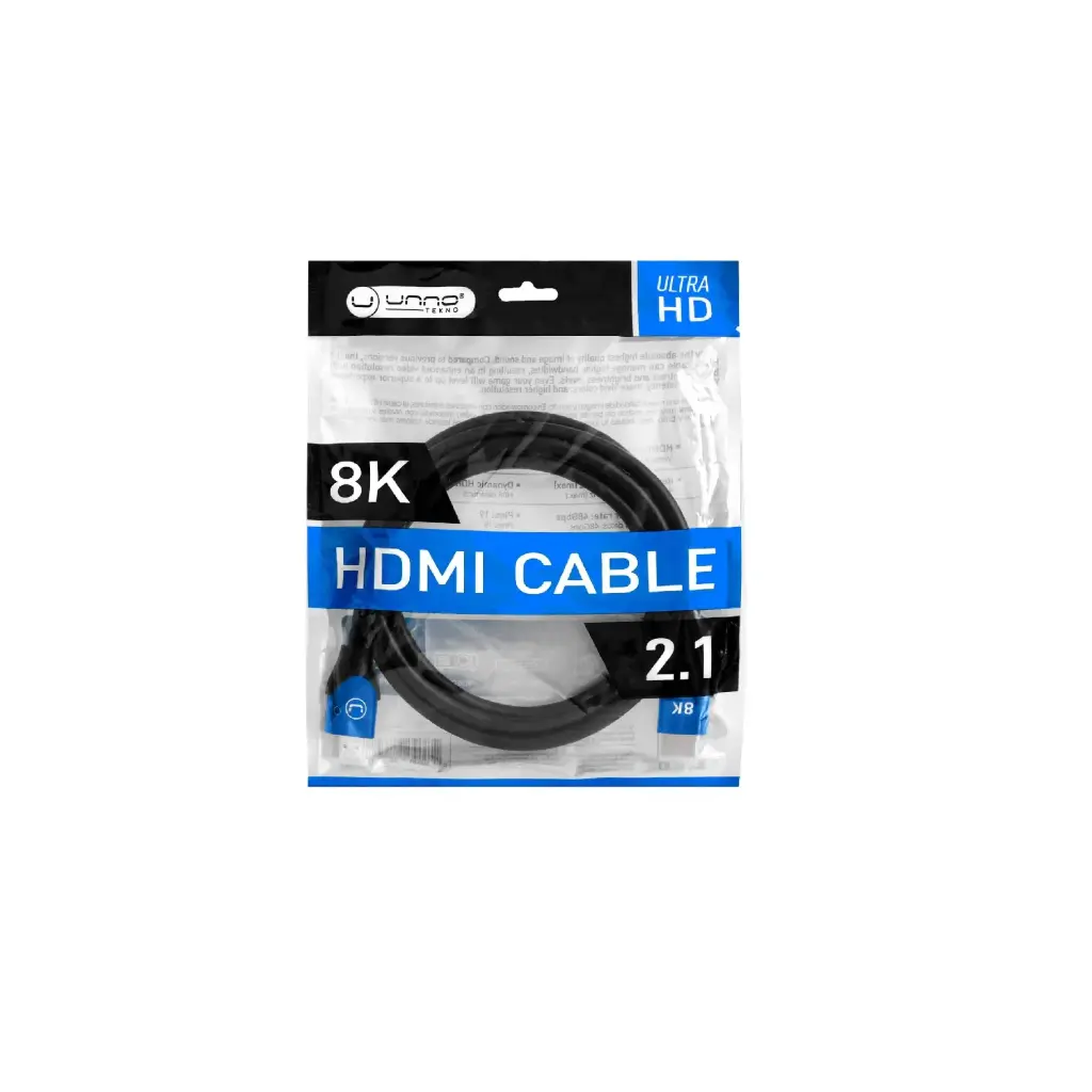 CABLE HDMI UNNO TEKNO CB4232BK 3M 8K V2.1