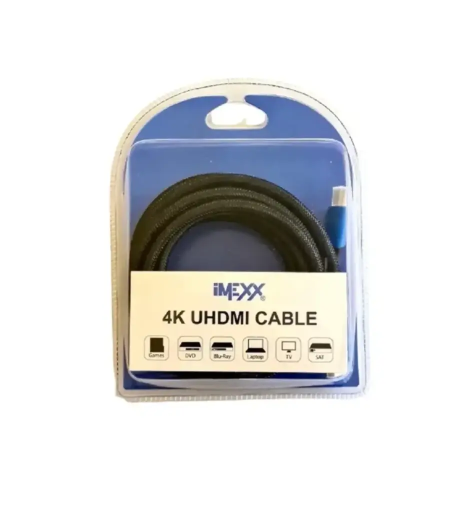 CABLE HDMI IMEXX IME-5MTROS 4K REFORSADO