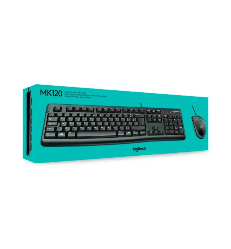 TECLADO LOGITECH K120 USB ALAMBRICO ESPAÑOL