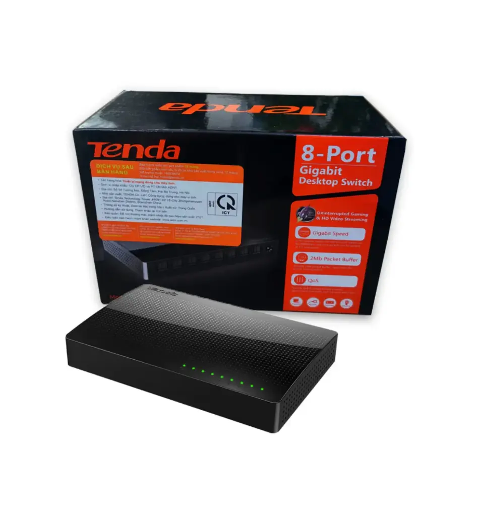 SWITCH TENDA 8 PORTS SG108 GIGABIT