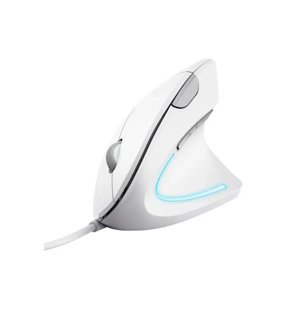 MOUSE TRUST VERTO WHITE ERGONOMICO 25133