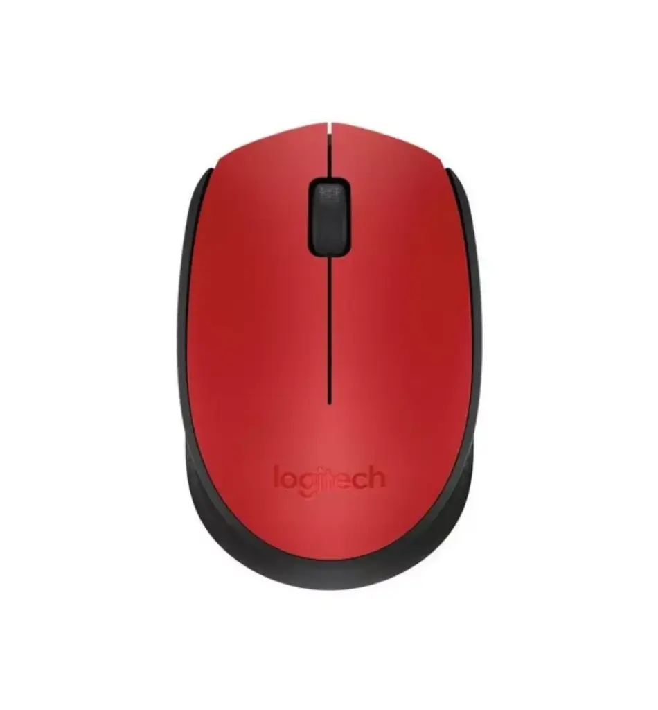 MOUSE INALAMBRICO LOGITECH M170  ROJO/NEGRO