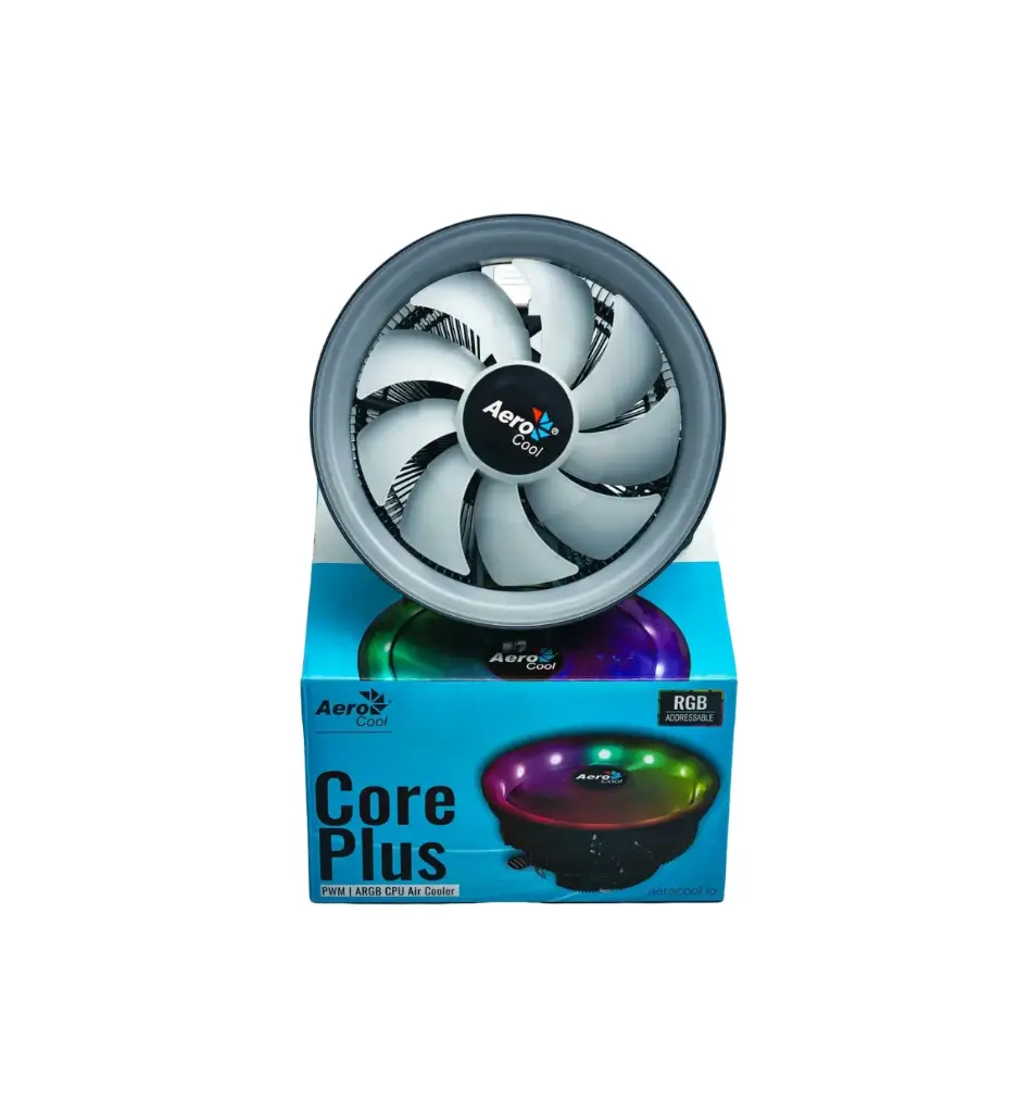FAN COOLER AEROCOOL CORE PLUS ARGB INTEL / AMD ALL