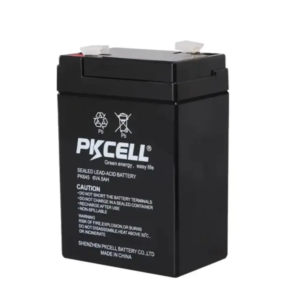 BATERIA DE GEL PKCELL 6V 4.5Ah 