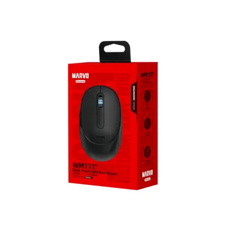 MOUSE MARVO INAL WM111 NEGRO RECARGABLE 