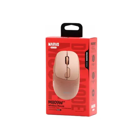 MOUSE MARVO INAL M809W ROSA VIEJA RECARGABLE 