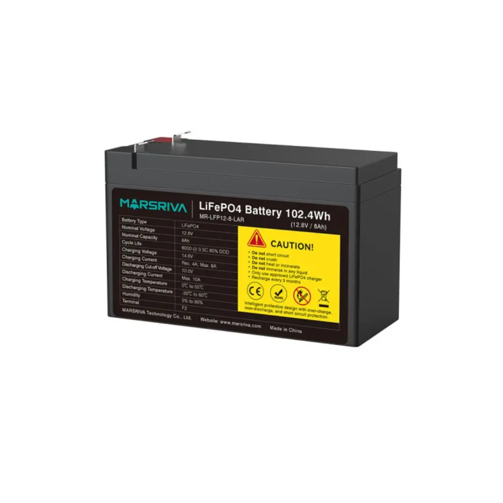 BATERIA LITIO12V 8Ah MARSRIVA 