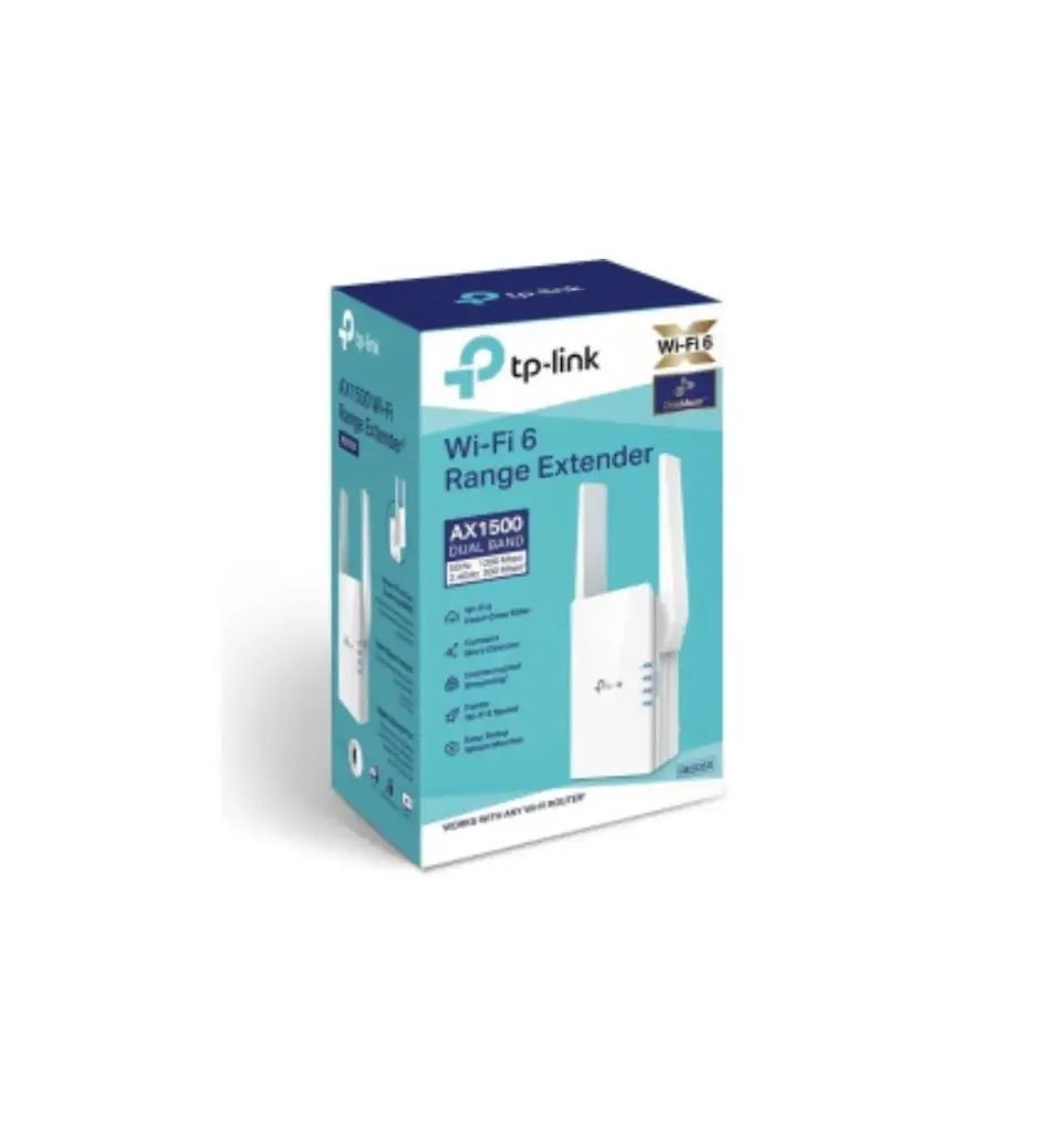EXTENSOR DE RANGO WIFI AC1200 TP-LINK 1.2Gbps , Dual Band 5GHz/2.4GHz. (RE315)