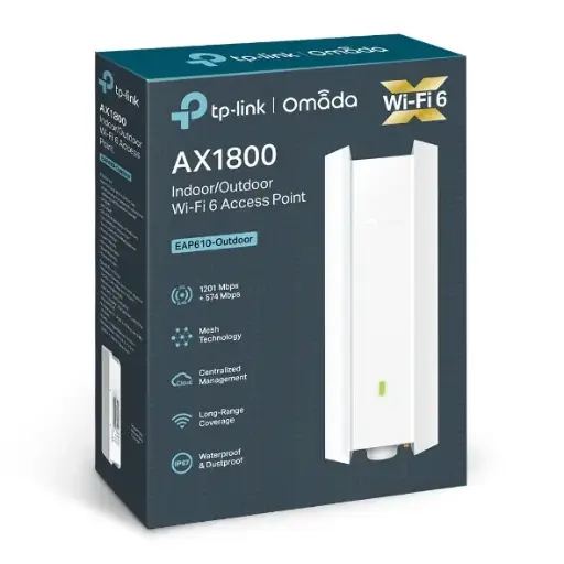 [4897098687772] ACCESS POINT TP-LINK OMADA EAP610 AX1800 GIGABIT