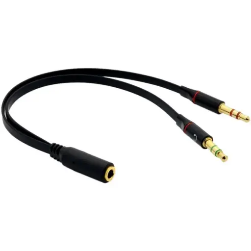 [00948] ADAPTADOR DE AUDIO 3.5MM(HEMBRA) A 3.5MM(PLUG A/MI