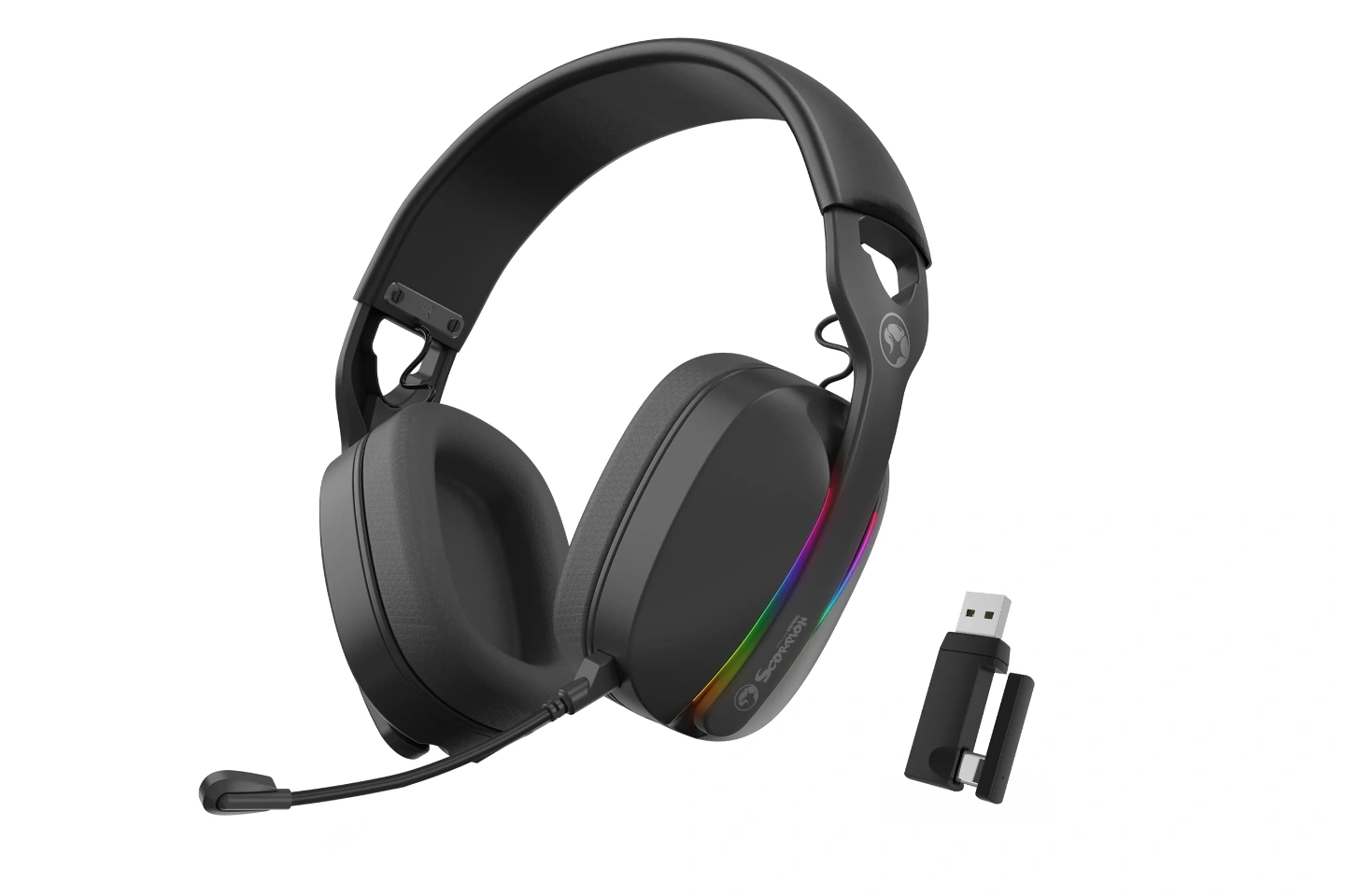 [6932391933664] AUDIFONO MARVO HG9086W BK PULZ 70W WIRELESS