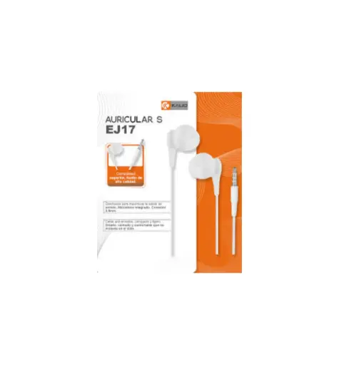 [6970962185494] AUDIFONOS KALIO EJ17 3.5MM BLANCOS