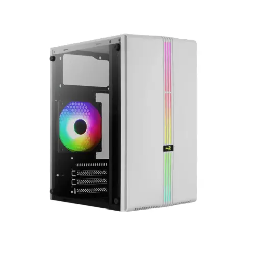 [01647] CASE AEROCOOL EVO M/ATX RGB BLANCO