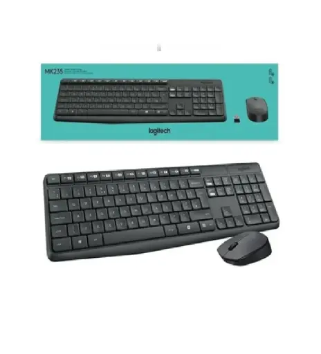 [097855120199] COMBO TECLADO MOUSE LOGITECH MK235 INALAMBRICO ESPAÑOL