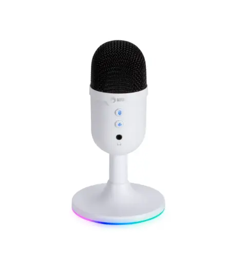 [6932391930069] MICROFONO MARVO SCORPION BLAST 40 MIC-06 WH RGB