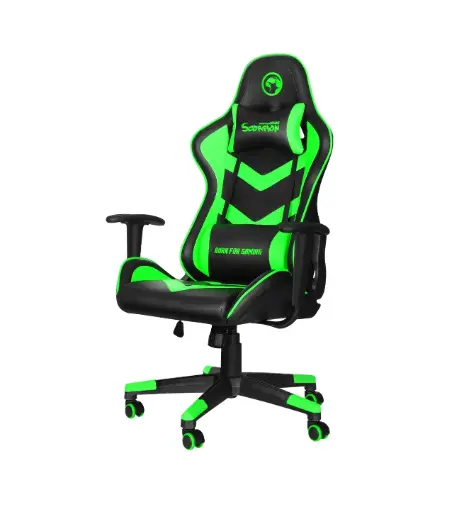 [02125] SILLA GAMER MARVO ESCORPIO VERDE 180°-360° CH-106