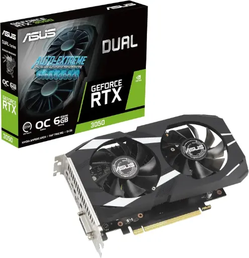 [4711387470640] Tarjeta de Video ASUS RTX 3050 6GB OC Edition GDDR6 
