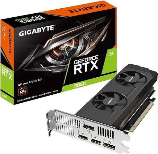 [4719331354268] Tarjeta de Video GIGABYTE RTX 3050 6GB GDDR6 Low-Profile