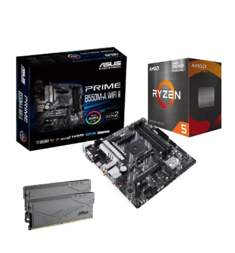 COMBO GAMING ASUS B550 + RYZEN 5 5600GT + 16GB DDR4