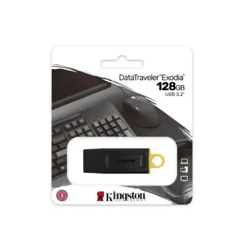 [740617348699] PENDRIVE KINGSTONE 128GB USB 3.2 EXODIA S DTXS