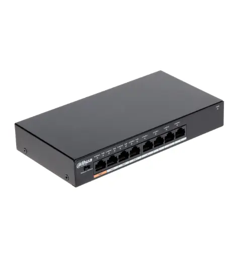 [6923172524904] SWITCH DAHUA DH-PFS3008-8ET-60 8 PUERTOS 4POE 10/100 
