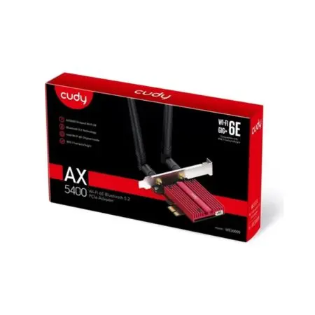 [6971690791322] TARJETA DE RED CUDY WE300S AX5400 WIFI-6