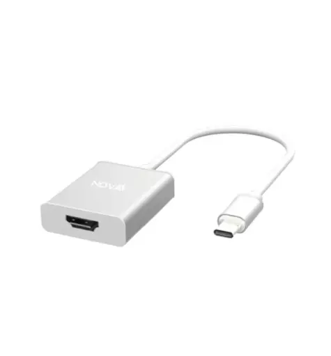 [7908347907309] ADAPTADOR NOVA USB-C A HDMI 0.15M BLANCO FAA341CH