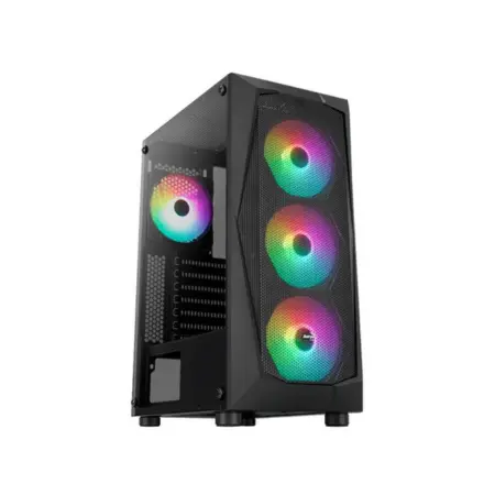 [4711099472338] CASE AEROCOOL MID TOWER GAMING RGB FALCON G-BK-V2 23510
